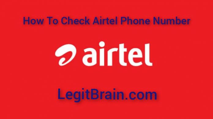 check airtel number