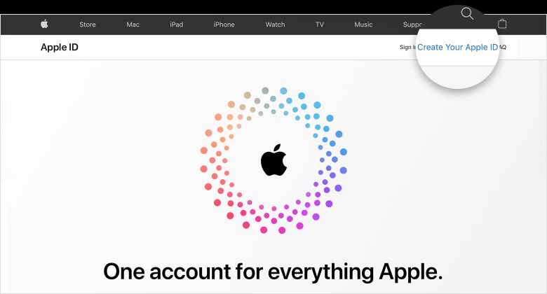 Create Apple ID and Apple iCloud