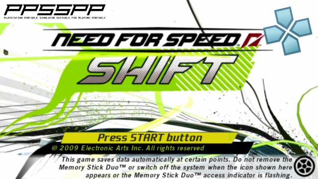 Need for Speed - Shift PPSSPP ISO